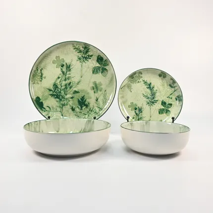 Botanical Dyed Green Bowl