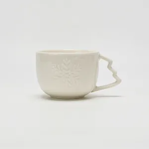 Snowflake Embossed Mug-2