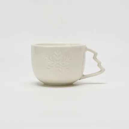 Snowflake Embossed Mug-2