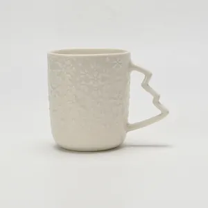 Snowflake Embossed Mug-2