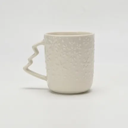 Snowflake Embossed Mug-2