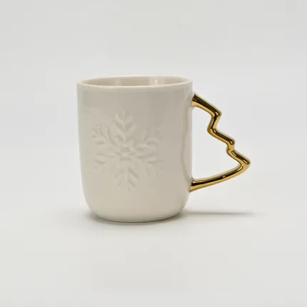 Snowflake Embossed Mug-3