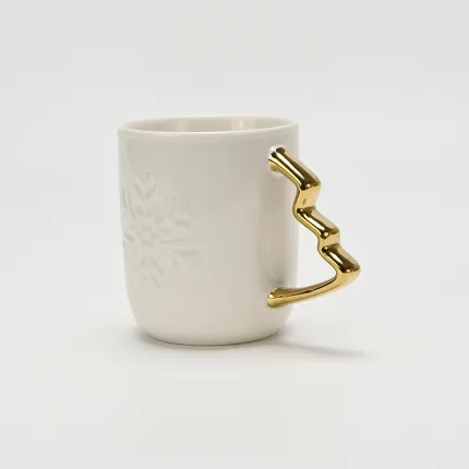 Snowflake Embossed Mug-3