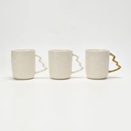 Snowflake Embossed Mug-3