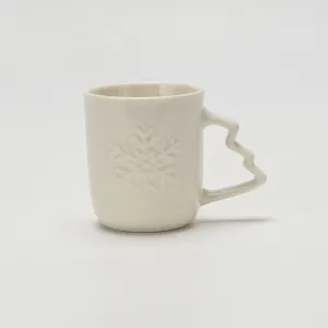 Snowflake Embossed Mug-3