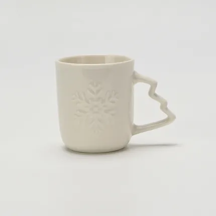 Snowflake Embossed Mug-3