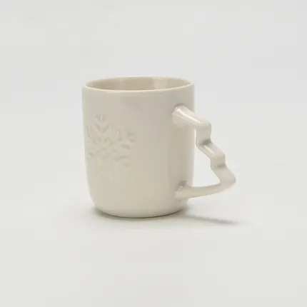 Snowflake Embossed Mug-3