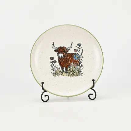 Yak Pasture Plate-green