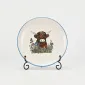 Yak Pasture Plate-blue
