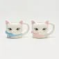 Bow White Cat Mug-2