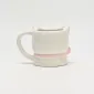 Bow White Cat Mug-2