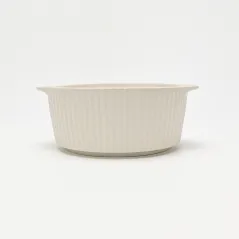 Sesame-Patterned Relief Soup Bowl
