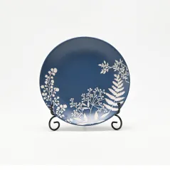 Blues Wildflower Plate-1