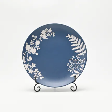 Blues Wildflower Plate-1