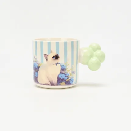 Flowerhouse Kitty Mug-4