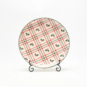 Christmas Plaid Plate-1