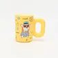 Colorful Dog Mug-Yellow
