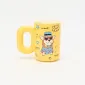Colorful Dog Mug-Yellow
