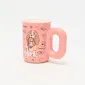Colorful Dog Mug-Pink
