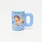 Colorful Dog Mug-Blue