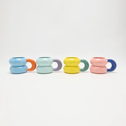 Stackable Bubble Mug-Blue