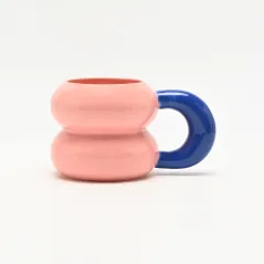 Stackable Bubble Mug-Pink