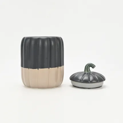 Pumpkin Jar-Black