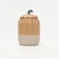 Pumpkin Jar-Brown