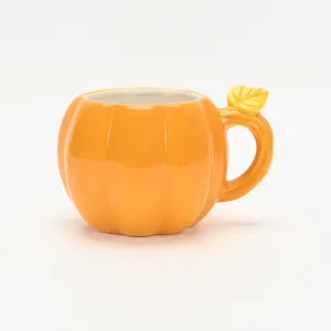 Autumn Leaf Pumpkin Mug-2