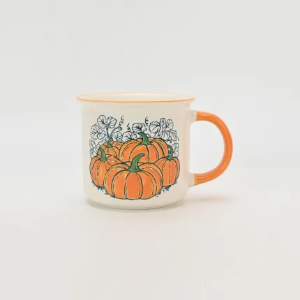 Cozy Autumn Pumpkin Mug-2
