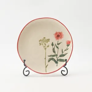 Country-Style Floral Plate-2