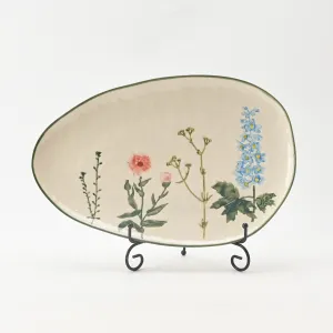 Country-Style Floral Plate-3