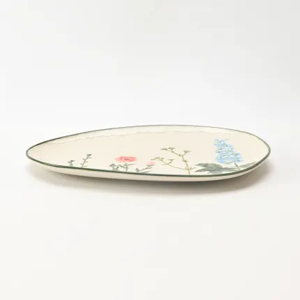 Country-Style Floral Plate-3