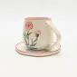 Country-Style Floral Cup&Saucer