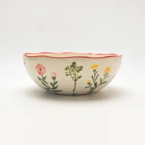 Country-Style Floral Bowl-2