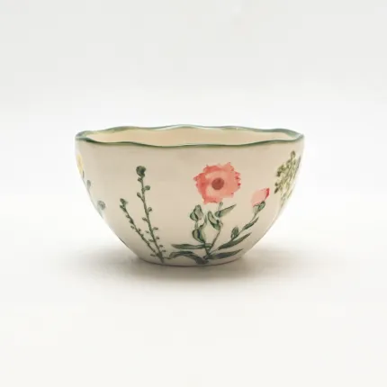 Country-Style Floral Bowl-3