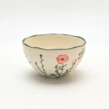 Country-Style Floral Bowl-3