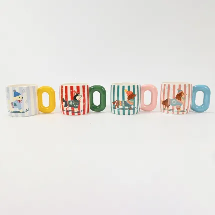 Striped Dog Mug – Dachshund