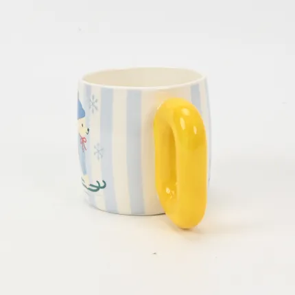 Striped Dog Mug – Teddy