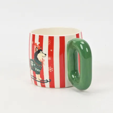 Striped Dog Mug–Husky