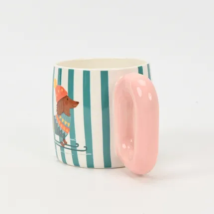 Striped Dog Mug – Dachshund