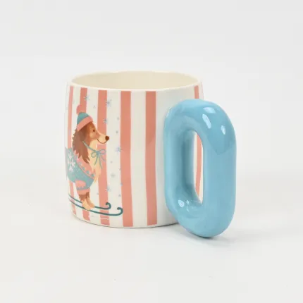 Striped Dog Mug–Sheepdog