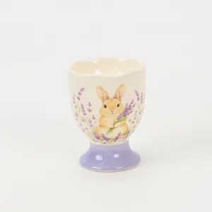 Lavender Rabbit Egg Cup