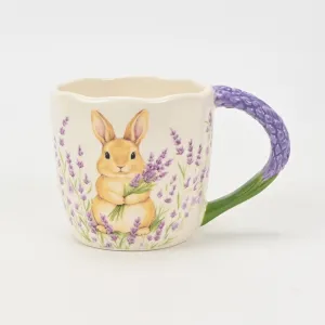 Lavender Rabbit Mug