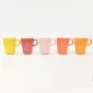 Vertical-striped colorful Mug-Honey Orange