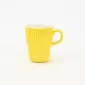 Vertical-striped colorful Mug-Yellow