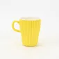 Vertical-striped colorful Mug-Yellow