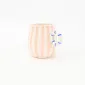 Candy Stripe Mug-Pink