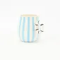 Candy Stripe Mug-Blue
