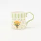 Striped Floral Mug-Tulip